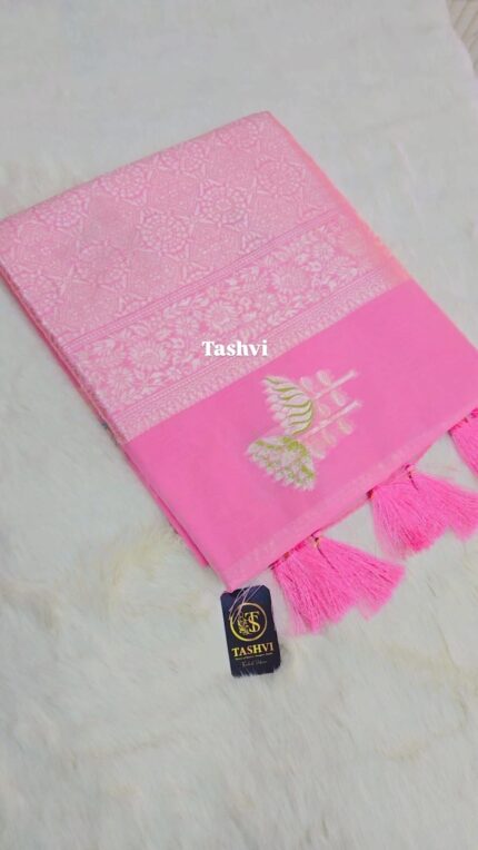 Chanderi Cotton Silk - Pink